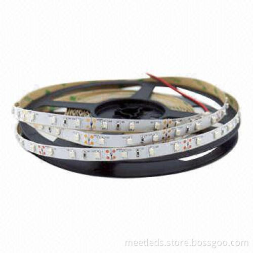 SMD3528 Single Chip Silicone Tube, IP67 Waterproof Flexible LED Strip, 60-piece of LEDs/m, 12V